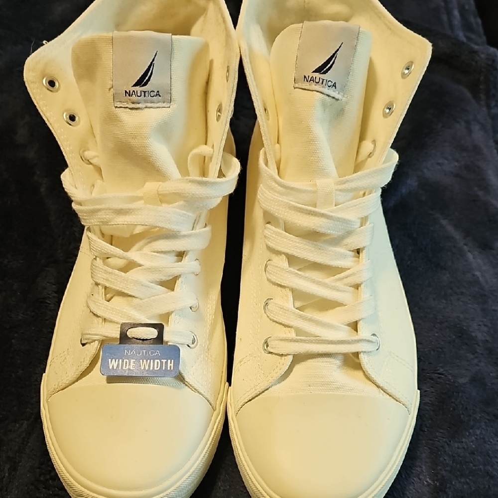 Nautica Cream High-Top Athletic Shoes